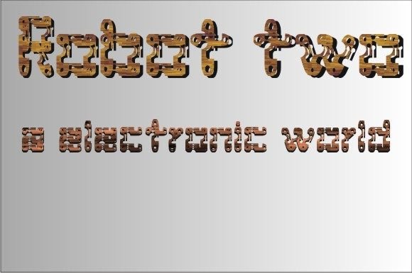 A Playful Typeface Like Robot Two Lifts Editorial Mood