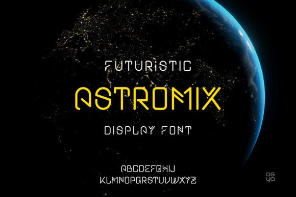 Astromix Font: A Futuristic Display Typeface for Branding