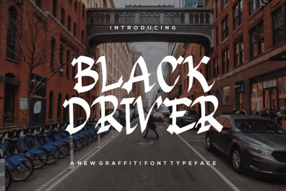 Black Driver: A Bold Display Font for Makers