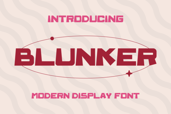 Blunker: A Display Font for Bold Editorial Layouts