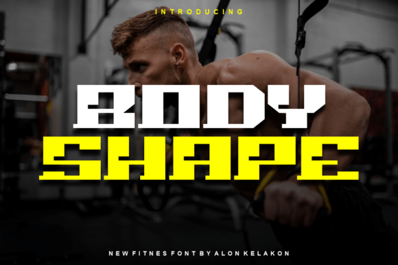 Body Shape: A Modern Display Font for Digital Branding
