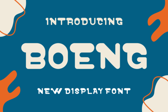 Boeng: A Modern Display Font with Real Handmade Soul