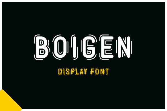 Boigen: A Modern Display Font That Made My Brand Board Alive