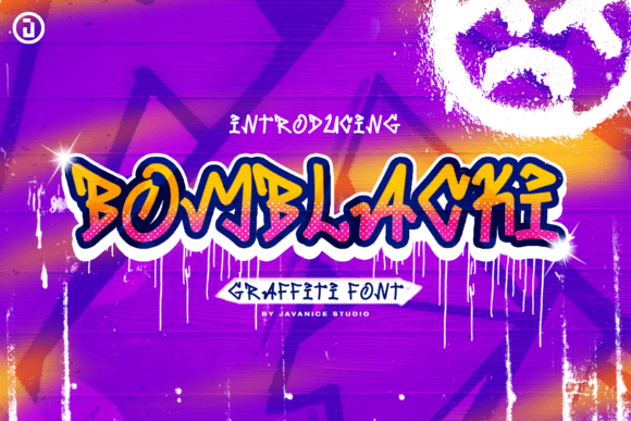 Bomblacki: A Playful Graffiti Font Ready for Craft Projects
