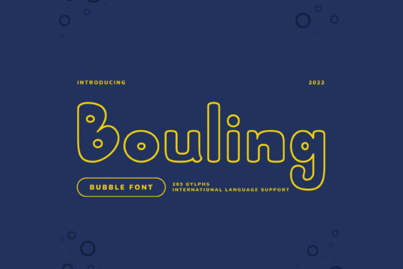 Bouling: A Cheerful Display Font for Web Projects