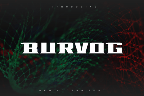 Burvog: A Display Font That Feels Like a Design Shortcut