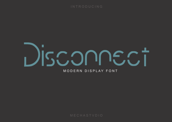 Disconnect Font: A Standout Display Typeface for Small Businesses