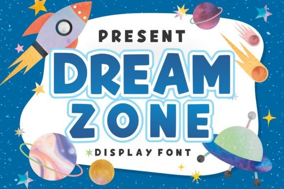Dream Zone: A Friendly Display Font for Editorial Design
