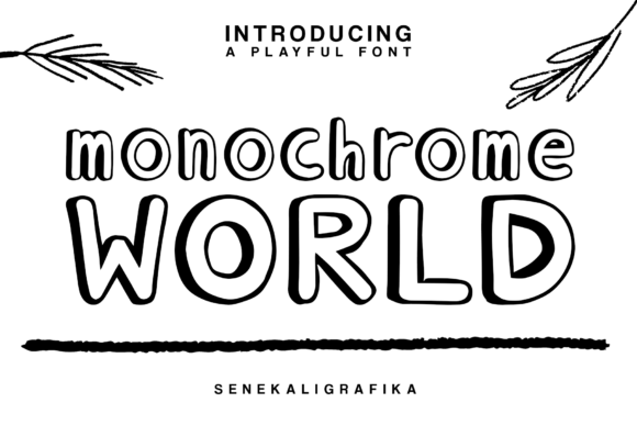 Finding Rhythm with the Monochrome World Font