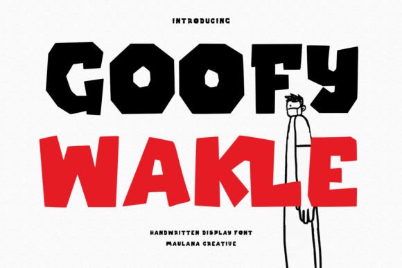 Goffy Wakle: A Quirky Display Font for Editorial Design