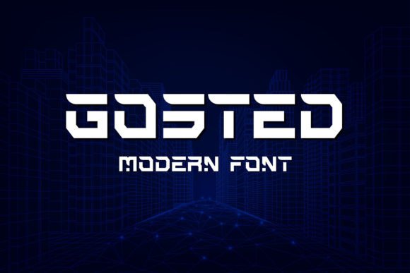 Gosted: A Display Font for Modern Editorial Design