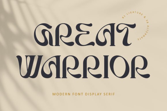 Great Warrior: A Display Font for Memorable Branding