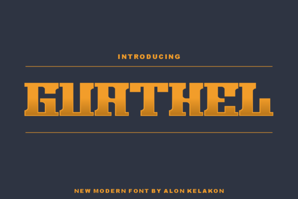 Guathel: A Standout Display Font for Modern Marketers