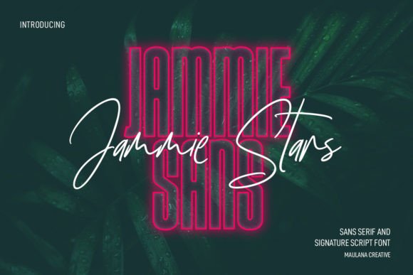 Jammie Stars: A Display Font for Campaign Headlines That Pop