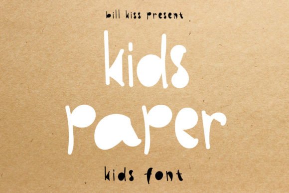 Kids Paper Font: Fresh, Joyful Display Typography for Digital Campaigns