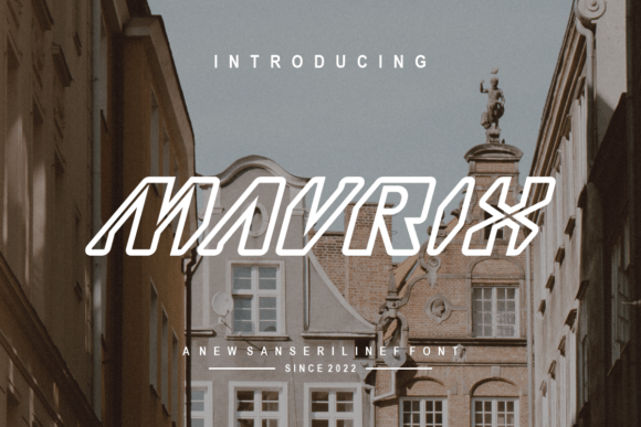 Mavrix: The Sweet Display Typeface for Campaign Creatives