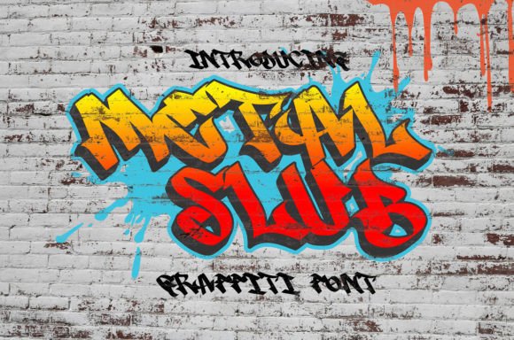 Metal Slub Typeface: A Bold Urban Display Font for Brand Impact