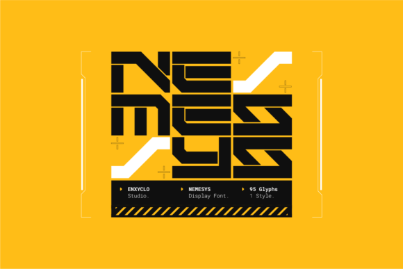 Nemesys: A Futuristic Display Font with Industrial Edge