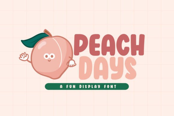 Peach Days Typeface Brings Playful Energy to Web Design