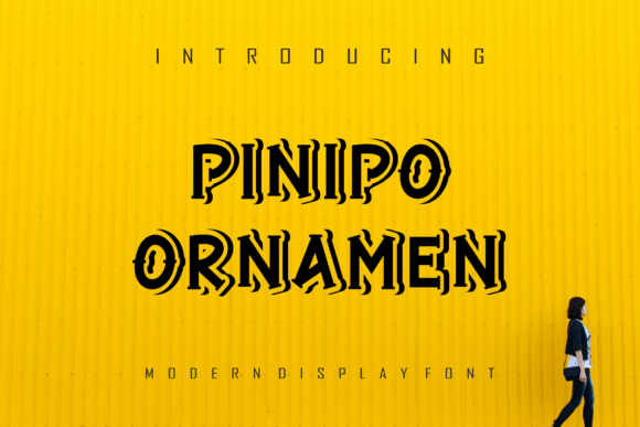 Pinipo Ornamen Typeface: Fun Display Font Review