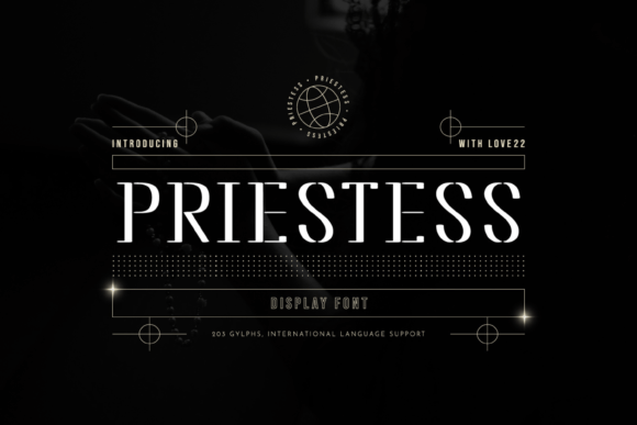 Priestess: A Charismatic Display Font for Publishers