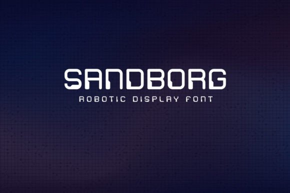 Sandborg: A Futuristic Display Font for Modern Web Design