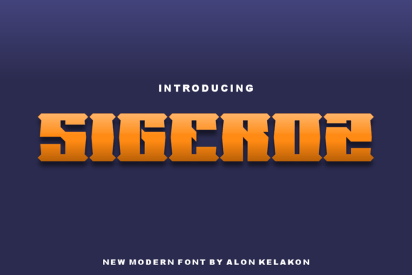 Sigeroz: The Bold Display Font for Campaigns That Demand Attention