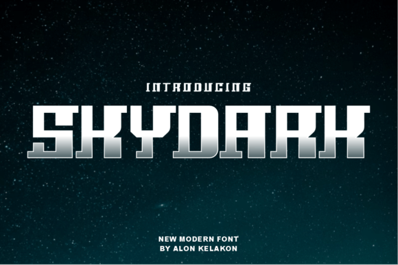 Skydark: A Modern Display Font That Actually Works
