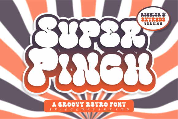 Super Pinch: A Playful Retro Font for Bold Campaigns
