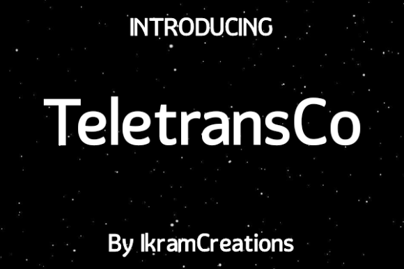 Teletransco: A Playful Display Font for Memorable Branding