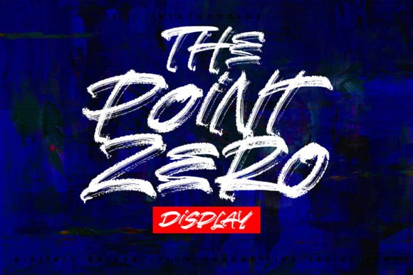 The Point Zero: A Display Font That Adds Urban Charm to Your Brand