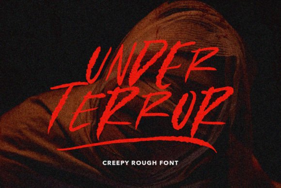 Under Terror: A Creepy Display Font for Web Design