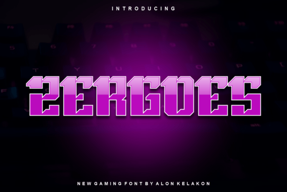 Zergoes: A Display Font That Cuts Through the Feed